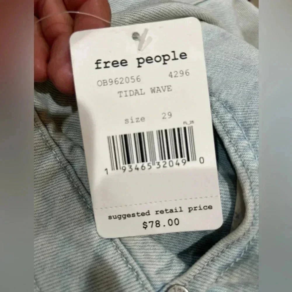 We the Free by Free People Going Rogue Patched Mini Skirt in Tidal Wave 29